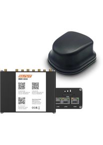 Selfsat MWR 6550 5G Cat 20 WiFi 6 WLAN Router, bis 3,4 Gbps, inkl. Selfsat 5G Antenne, schwarz