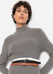 Sk&auml;rp (3-pack) - svart - storlek 120 - bonprix