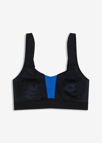 Sport-BH med extra bra stöd - svart - storlek 95C - bonprix