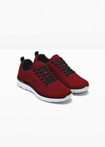 Sneakers med memoryskum från Skechers - röd - storlek 40 - bonprix