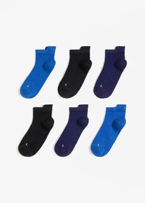 Sportstrumpor (6-pack) COOLMAX® - svart - storlek 35-38 - bonprix