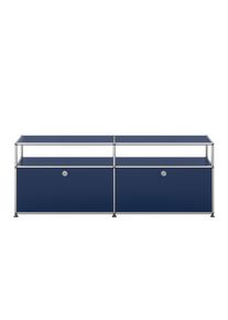 USM Haller Sideboard TV Hi-Fi-Möbel – QUICK SHIP-stahlblau