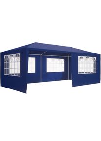 Casaria Carpa de jardín Rimini azul 3x6m
