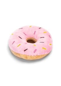 nobleza - Plüsch-Hundespielzeug Donut pink