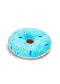 nobleza - Plüsch-Hundespielzeug Donut blau