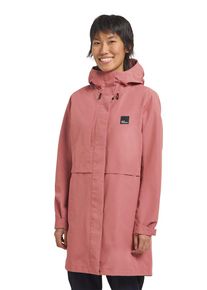 Jack Wolfskin damski płaszcz przeciwdeszczowy Terraview 2l Coat w L mineral red