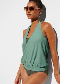 Tankini (ens. 3 pces) - vert - taille 46 - bonprix