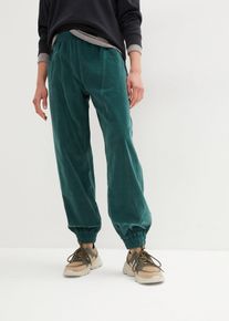 Pantalon en velours côtelé coton extensible - vert - taille 58 - Velours côtelé - bonprix