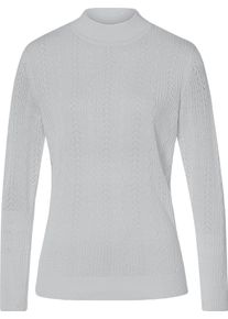 Damer Tr&ouml;ja med st&aring;krage och h&aring;lm&ouml;nster ljusbl&aring; Gr&ouml;&szlig;e 52