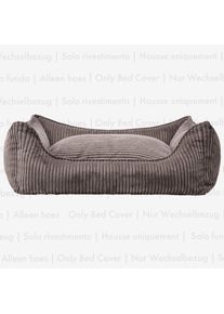 Removable cover for corduroy dog bed Truffle