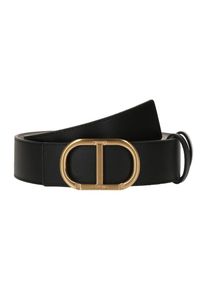 TWINSET Dames Riem 'CINTURA' goud / zwart 75