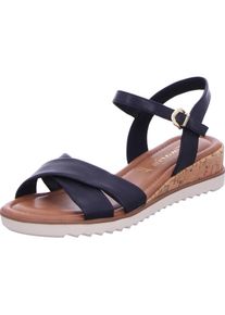 Tamaris Dames Sandalen met riem donkerblauw 37
