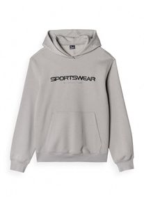 4F Sportsweatshirt Herren grau / schwarz Größe XXXL