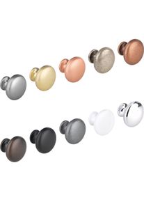 Viefe metal furniture knob DUKE Ø 31 mm, brushed nickel