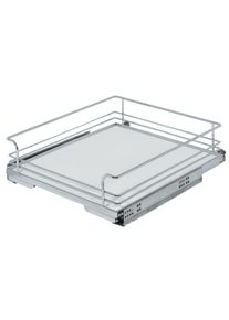 Kesseböhmer Base Kesseböhmer estraibile interna Montaggio dietro le ante a battente, cuscinetto a rulli con base a ripiani, larghezza mobile 450 mm