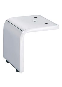 Häfele furniture foot H3919 steel for screwing, height 100 mm - chrome plated