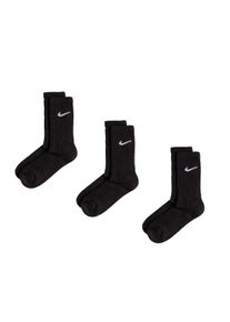 Nike Cushioned Training Crew Socks 3 Pack, Black / White