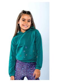 B.Nosy Hoodie "Stella" groen - 68% | Maat: 104 |
