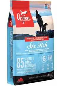 Orijen Dog 6 Fish Dry granule pre psy 11,4kg