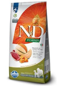 Farmina N&D dog PUMPKIN (GF) adult, duck & cantaluope granule pre psy 12kg