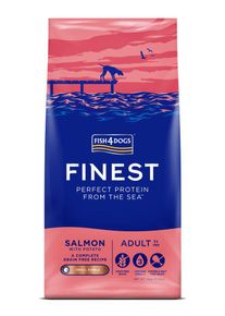 FISH4DOGS Granule malé pre dospelých psov Finest losos so zemiakmi 6kg, 1+