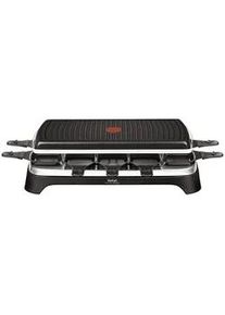 Tefal Raclette-Grill , Schwarz , Kunststoff , 50x15x25 cm , antihaftbeschichtete Raclette-Pfännchen, Ein/Aus-Schalter , Kochgeschirr, Tischgrills & Fondues, Raclette-grills