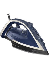 Tefal Dampfbügeleisen »fv6846 Ultragliss«, 2800 W, 50 G/Min. Kontinuierliche Dampfabgabe, 260 G/Min. Dampfstoß, Kratzfest blau, Mühelose...
