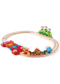 HAPE Spielzeug-Eisenbahn »Kleines Tier-Eisenbahnset«, (Set), Aus Holz bunt, Vielseitiges Spielset »Kleines Tier-Eisenbahnset«