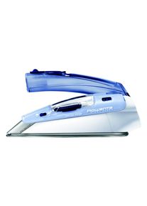 Rowenta Reise-Dampfbügeleisen »da1510«, 1000 W, Mit Dampffunktion Und Microsteam-Edelstahlsohle blau, Klappbarer Griff