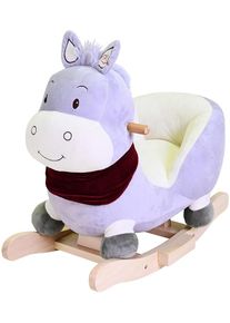 KNORRTOYS® Schaukeltier »Esel Paul«, Mit Soundfunktion bunt, Schaukeltier »Esel Paul«