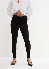 Legging met biologisch katoen en comfortband - zwart - maat 56/58 (3XL) - met katoen - bonprix