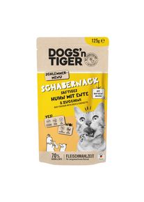 12x125g Dogs'n Tiger Cat Pollo y Pato comida húmeda para gatos