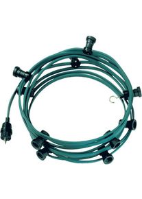 Bachmann Lichterkette mit E27-Fassung, 20m, grün (740.006)