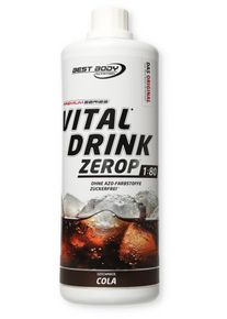 Best Body Nutrition Vital Drink Zerop, 1000 ml Flasche, Cola