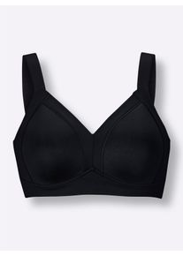 Anita Damen Komfort-BH ohne B&uuml;gel in schwarz ,Gr&ouml;&szlig;e 75B, Witt, 44% Polyamid, 37% Elasthan, 19% Polyester