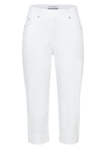 Brax - ProForm Slim-capribroek model Pamina-capri, wit, Maat 18, katoen