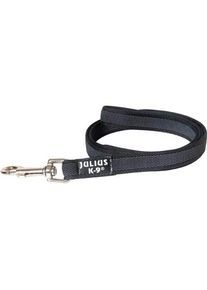 Julius K9 Julius-K9 C&G - Super-grip leash black/grey 20mm/1.0m with handle