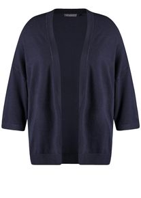 SAMOON Dames Gebreid vest navy XL