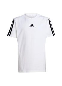 Adidas Kids 3 Stripes Tee 160 T-shirt Kinderen (128 |wit)