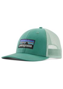 Patagonia P-6 Logo Lopro Trucker Hat Cap (One Size, turquoise)