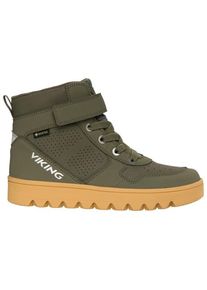 Viking Kids Fleek Mid GTX 1V Sneakers Kinderen (32 |olijfgroen |waterdicht)