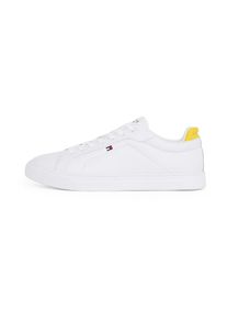 Tommy Hilfiger Heren Sneakers laag 'Icon Court' donkergeel / wit 40