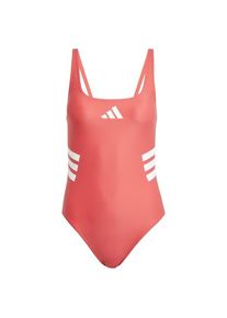 Adidas Womens 3 Stripes Uback Suit Badpak Dames (38 |rood)