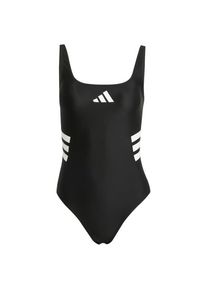 Adidas Womens 3 Stripes Uback Suit Badpak Dames (40 |zwart)