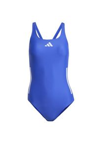 Adidas Womens 3 Stripes Bold Swimsuit Badpak Dames (36 |blauw)