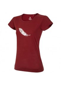 Ocun Womens Classic T Organic Feather T-shirt Dames (M |rood)