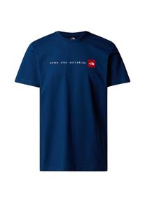 The North Face S/S Never Stop Exploring Tee T-shirt Heren (L |blauw)