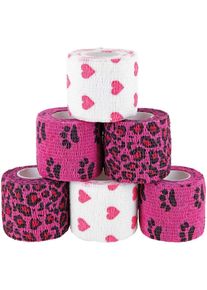 Paws & Patch Verbände, selbsthaftend, 6er Set, Herz Box