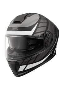 Craft Fiberglas Integralhelm Toursport Silber Dekor #24 XL