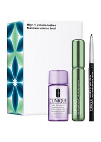 Clinique Make-up Augen High Drama In A Wink High Impact High-Fi™ Full Volume Mascara intensives Schwarz 10 ml + Quickliner™ Intensives Schwarz 0,14 g + Take The Day Off™ Makeup Entferner 30 ml 1 Stk.
